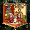 Custom Acrylic Ornament - Personalized Christmas Birthday Gifts For Mom, Dad, Kids - Home For The Holidays Always