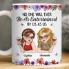 Custom Mug - Personalized Best Friend Birthday Gifts For Women, Besties, Sisters, BFF - Partners In Wine And Chaos