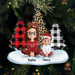 Custom Name Christmas Gifts for Families - Personalized Ornament