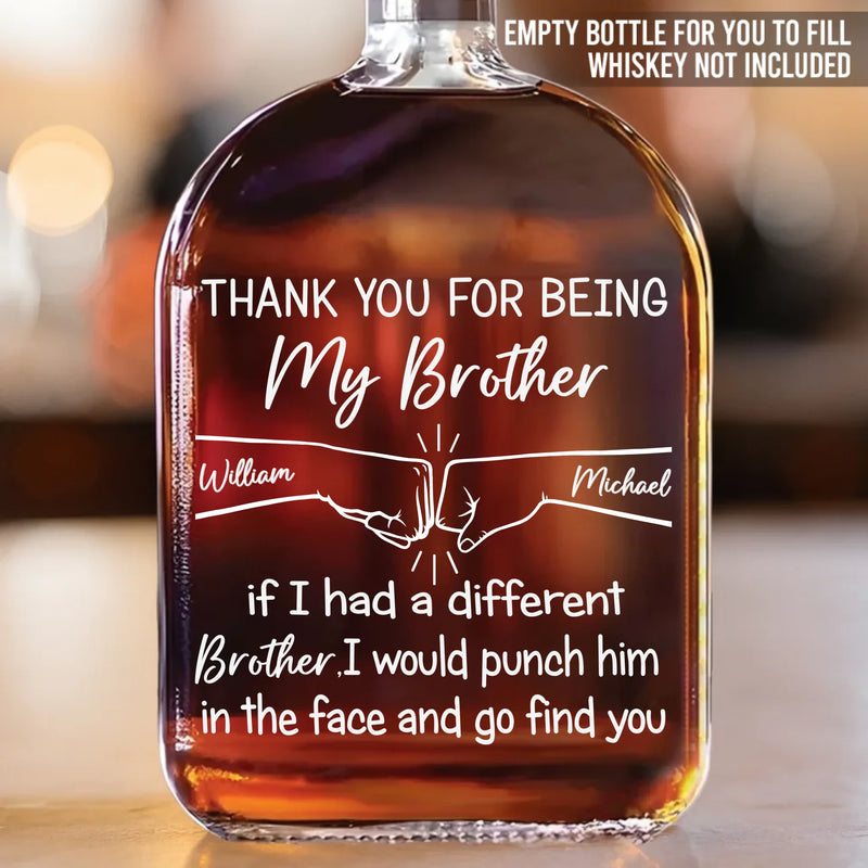 Custom Liquor Decanter - Personalized Birthday Gifts For Mom, Dad, Brother, Sister, Best Friends - Always By Your Side