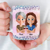 Custom Mug - Personalized Birthday Gifts For Mom, Daughter - Like Mother Like Daughter