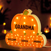 Custom Shaped Light Box - Personalized Autumn Birthday Gifts For Mom, Dad, Kids - Home Is Where Love Grows