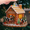 Custom Wood Ornament - Personalized Christmas Birthday Gifts For Women, Men - Life Is Better With Moo