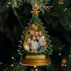 Custom Photo Acrylic Ornament - Personalized Christmas Birthday Gifts For Mom, Dad, Kids - Making Memories By The Tree