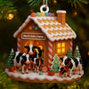 Custom Wood Ornament - Personalized Christmas Birthday Gifts For Women, Men - Life Is Better With Moo