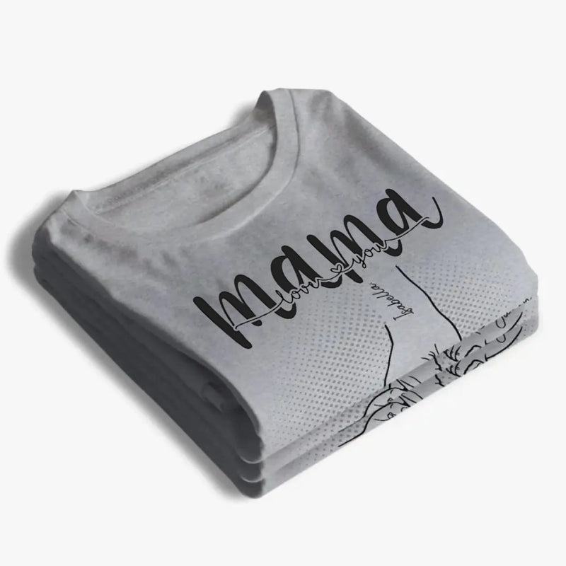 Custom Unisex T-shirt, Hoodie, Sweatshirt - Personalized Mother's Day Birthday Gifts For Mom, Grandma - A Mother's Love Is Forever & Always
