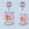 Custom Mug - Personalized Birthday Gifts For Mom, Daughter - Always My Daughter, Always Chosen