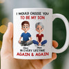 Custom Mug - Personalized Birthday Gifts For Mom, Son - Behind Every Great Son Is A Loving Mom