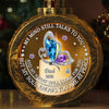 Custom Candlelight Lantern Ornament - Personalized Christmas Memorial Sympathy Gifts For Loss Of Mom, Dad - Forever In Our Hearts Always
