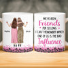 Custom Mug - Personalized Best Friend Christmas Birthday Gifts For Women, Besties, Sisters, BFF - Life Is Better With Besties