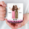 Custom Mug - Personalized Best Friend Christmas Birthday Gifts For Women, Besties, Sisters, BFF - Life Is Better With Besties