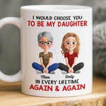 Custom Name Mother Daughter Gifts - Personalized Mugs