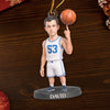 Custom Photo Acrylic Ornament - Personalized Christmas Birthday Sport Gifts For Sports Lovers - Dunking All The Way