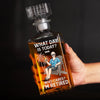 Custom Glass Whiskey Bottle - Personalized Retirement Gifts For Best Friends, Family, Coworker, Work Bestie, Wine, Bourbon, Whiskey Lovers - No Deadlines, Just Lifelines