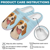 Custom Photo Fluffy Slippers - Personalized Birthday Gifts For Dog Cat Lovers, Dog Dad And Mom, Cat Owners - Snug Life, Paw Life