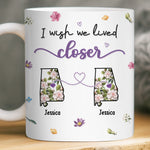Custom Name Long Distance Gifts for Someone Special - Personalized Mug