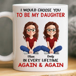 Custom Name Mother Daughter Gifts - Personalized Mugs