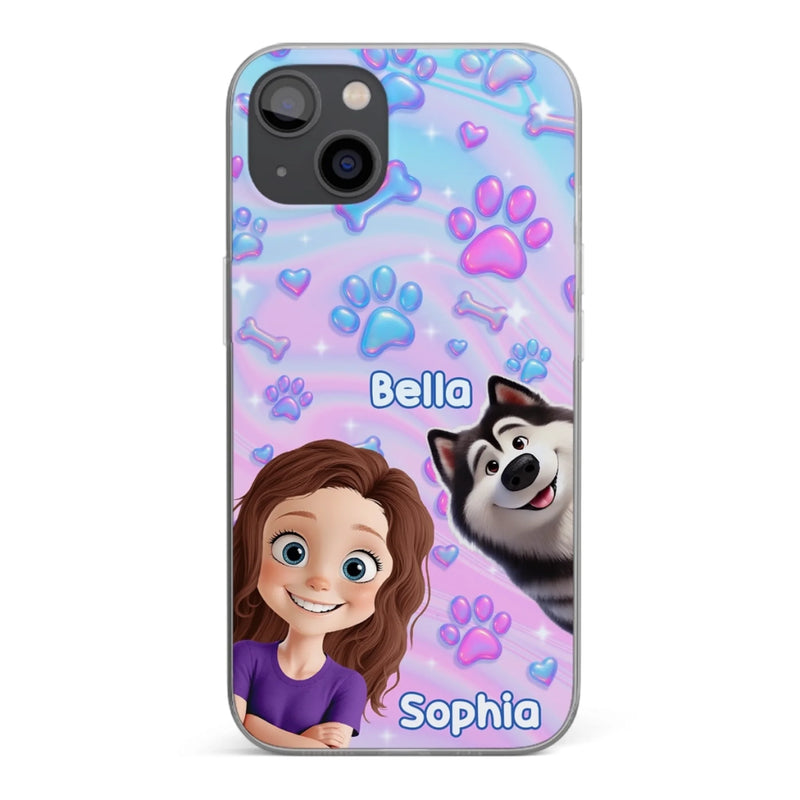Custom Clear Phone Case - Personalized Birthday Gifts For Dog Lovers, Dog Dad And Mom - Pawfectly Yours
