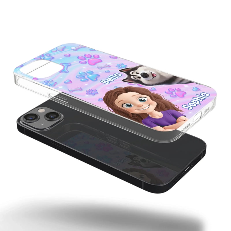 Custom Clear Phone Case - Personalized Birthday Gifts For Dog Lovers, Dog Dad And Mom - Pawfectly Yours