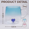 Custom Gradient Glass Mug - Personalized Best Friend Birthday Gifts For Women, Besties, Sisters, BFF - Best Friends, Forever Bond