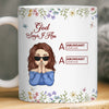 Custom Mug - Personalized Birthday Gifts For Besties, Sisters, BFF, Family, Yourself - Becoming The Best Version Of Me