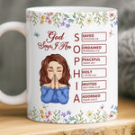 Christian God Says I Am Faith Affirmation - Inspirational Mugs