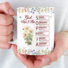 Custom Mug - Personalized Birthday Gifts For Women, Besties, Sisters, BFF, Yourself - Together, Just As God Planned