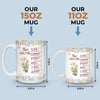 Custom Mug - Personalized Birthday Gifts For Women, Besties, Sisters, BFF, Yourself - Together, Just As God Planned