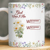 Custom Mug - Personalized Birthday Gifts For Women, Besties, Sisters, BFF, Yourself - Together, Just As God Planned