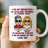 Custom Mug - Personalized Birthday Gifts For Dad, Daughter - Like Father Like Daughter