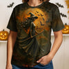 Custom Unisex T-shirt - Personalized Halloween Witchy Gifts For Besties, Sisters, BFF, Family, Yourself - Magic Flows Through My Soul
