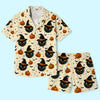 Custom Photo Short Pajama Set - Personalized Halloween Birthday Gifts For Dog Cat Lovers, Dog Dad And Mom, Cat Owners - Too Cute To Spook