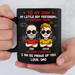 Custom Name Father Son Gifts - Personalized Mugs