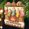 Custom Acrylic Ornament - Personalized Christmas Birthday Gifts For Mom, Dad, Kids - Our Family’s Christmas Magic