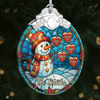 Custom Glass Ornament - Personalized Christmas Birthday Gifts For Mom, Dad, Kids - Merry Little Family