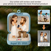 Custom Photo Acrylic Ornament - Personalized Anniversary Christmas Wedding Gifts For Husband And Wife, Him And Her - A Promise Of Forever