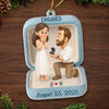 Custom Photo Acrylic Ornament - Personalized Anniversary Christmas Wedding Gifts For Husband And Wife, Him And Her - A Promise Of Forever
