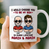 Custom Mug - Personalized Birthday Gifts For Dad, Son - Always My Son, Always Chosen