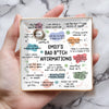 Custom Full-Print Jewelry Dish - Personalized Best Friend Birthday Gifts For Women, Besties, Sisters, BFF, Yourself -  I Glow On My Own