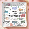 Custom Full-Print Jewelry Dish - Personalized Best Friend Birthday Gifts For Women, Besties, Sisters, BFF, Yourself -  I Glow On My Own