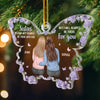 Custom Acrylic Ornament - Personalized Best Friend Christmas Birthday Gifts For Women, Besties, Sisters, BFF - Besties Shine Bright This Christmas