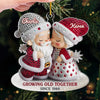 Custom Acrylic Ornament - Personalized Anniversary Christmas Wedding Gifts For Husband And Wife, Him And Her - Together, Always Merry