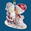 Custom Acrylic Ornament - Personalized Anniversary Christmas Wedding Gifts For Husband And Wife, Him And Her - Together, Always Merry