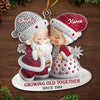 Custom Acrylic Ornament - Personalized Anniversary Christmas Wedding Gifts For Husband And Wife, Him And Her - Together, Always Merry