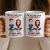 Custom Mug - Personalized Anniversary Wedding Gifts For Husband And Wife, Him And Her - Together Is My Favorite Place