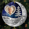 Custom Photo Acrylic Ornament - Personalized Christmas Memorial Sympathy Gifts For Loss Of Mom, Dad - In Our Hearts Forevermore
