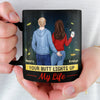 Custom Black Mug - Personalized Anniversary Wedding Gifts For Husband And Wife, Him And Her - Endless Journeys, One Heart