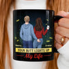 Custom Black Mug - Personalized Anniversary Wedding Gifts For Husband And Wife, Him And Her - Endless Journeys, One Heart