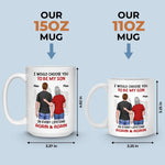 Custom Name Mother Son Gifts for Mom - Personalized Mugs