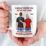 Custom Name Mother Son Gifts for Mom - Personalized Mugs